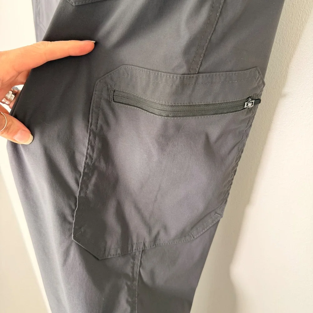 Eddie Bauer Hiking‎ Cargo Utility Pants (34x32) Gray Stretch Lightweight Flex